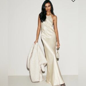 Jeany Silk Dress - Small (Fior Di Latte)